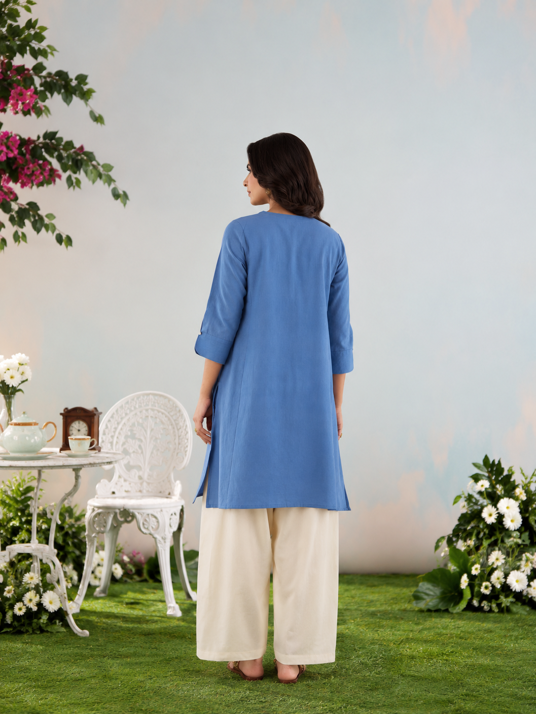 Ocean meadow kurta set