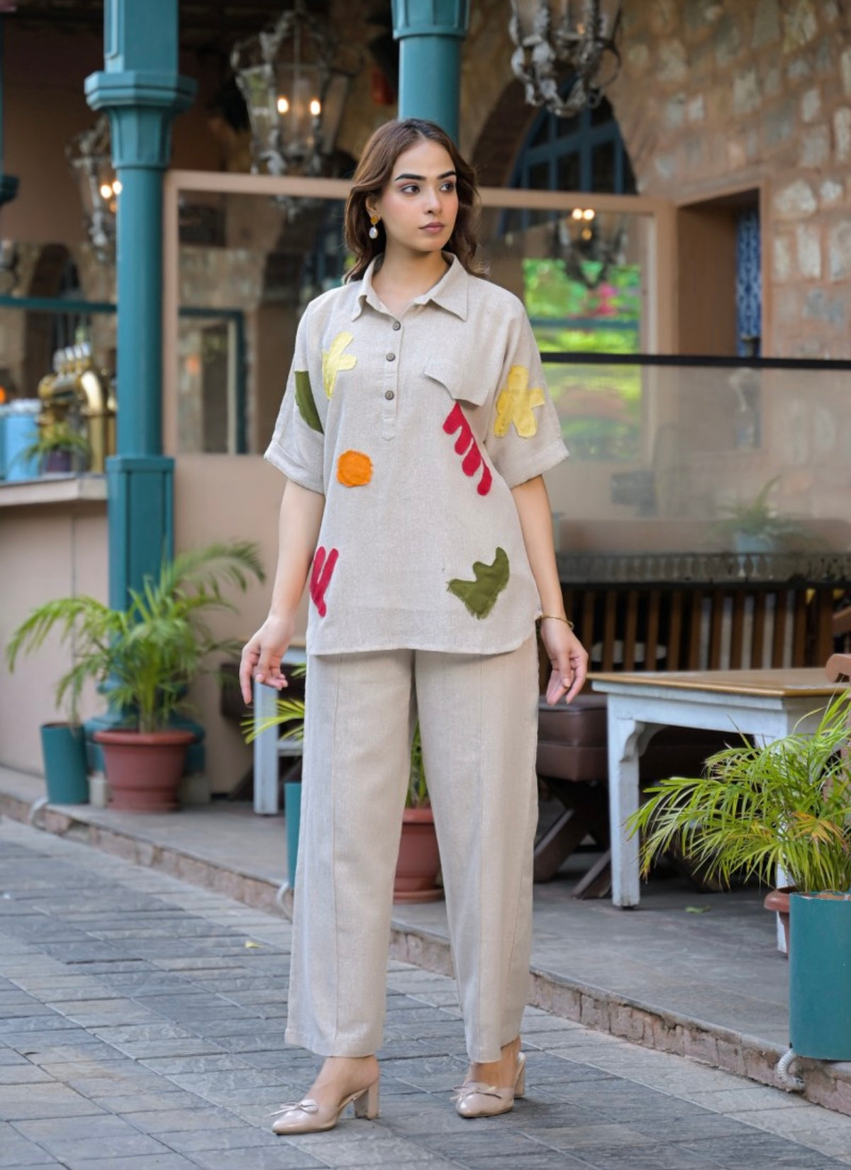 Artisan bloom relaxed co-ord set