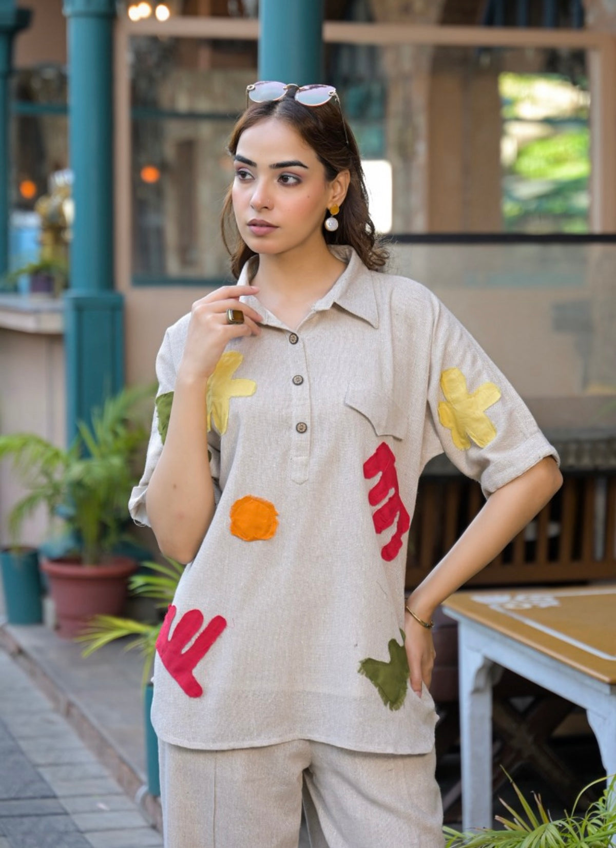 Artisan bloom relaxed co-ord set