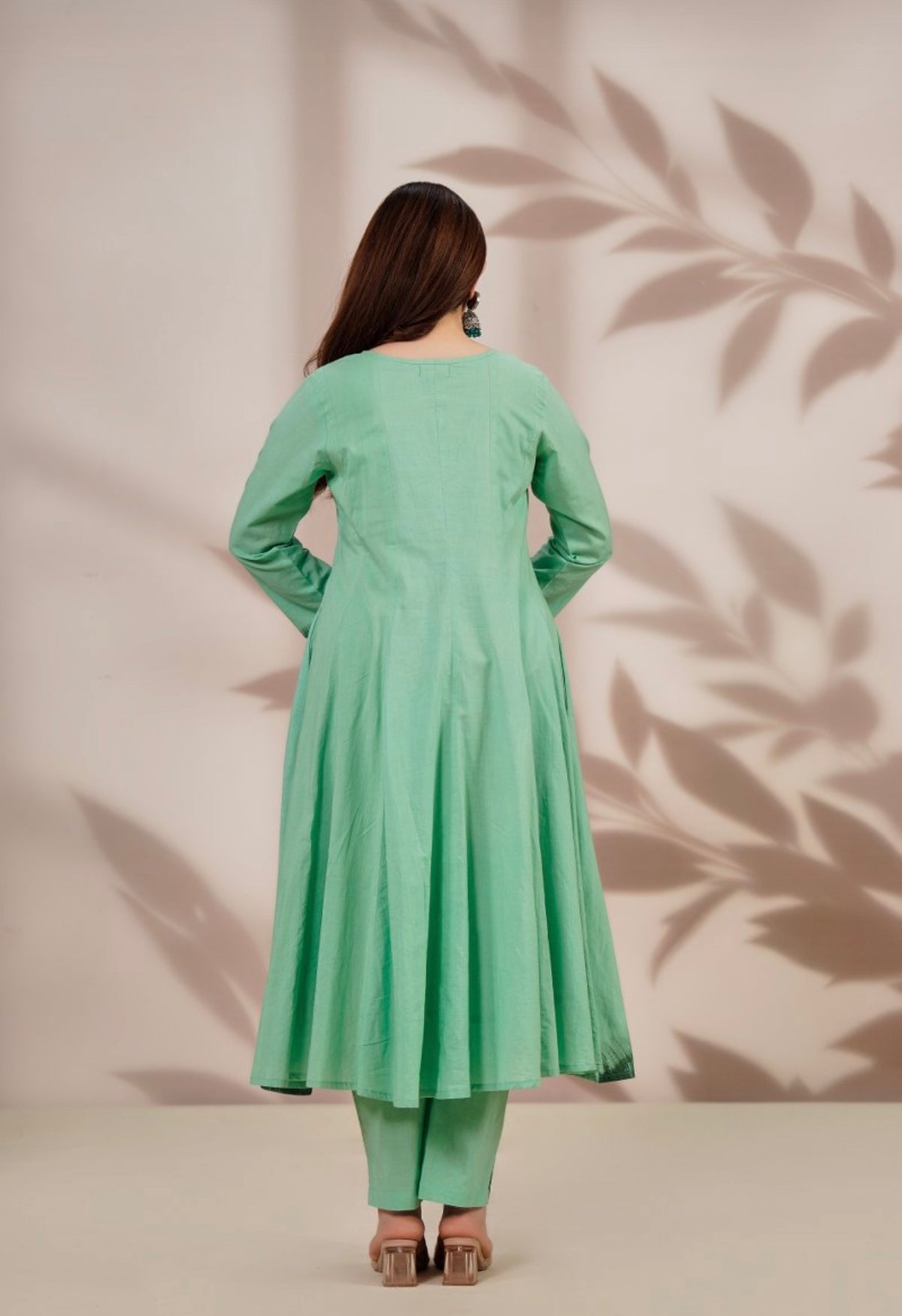 Aqua garden muse anarkali