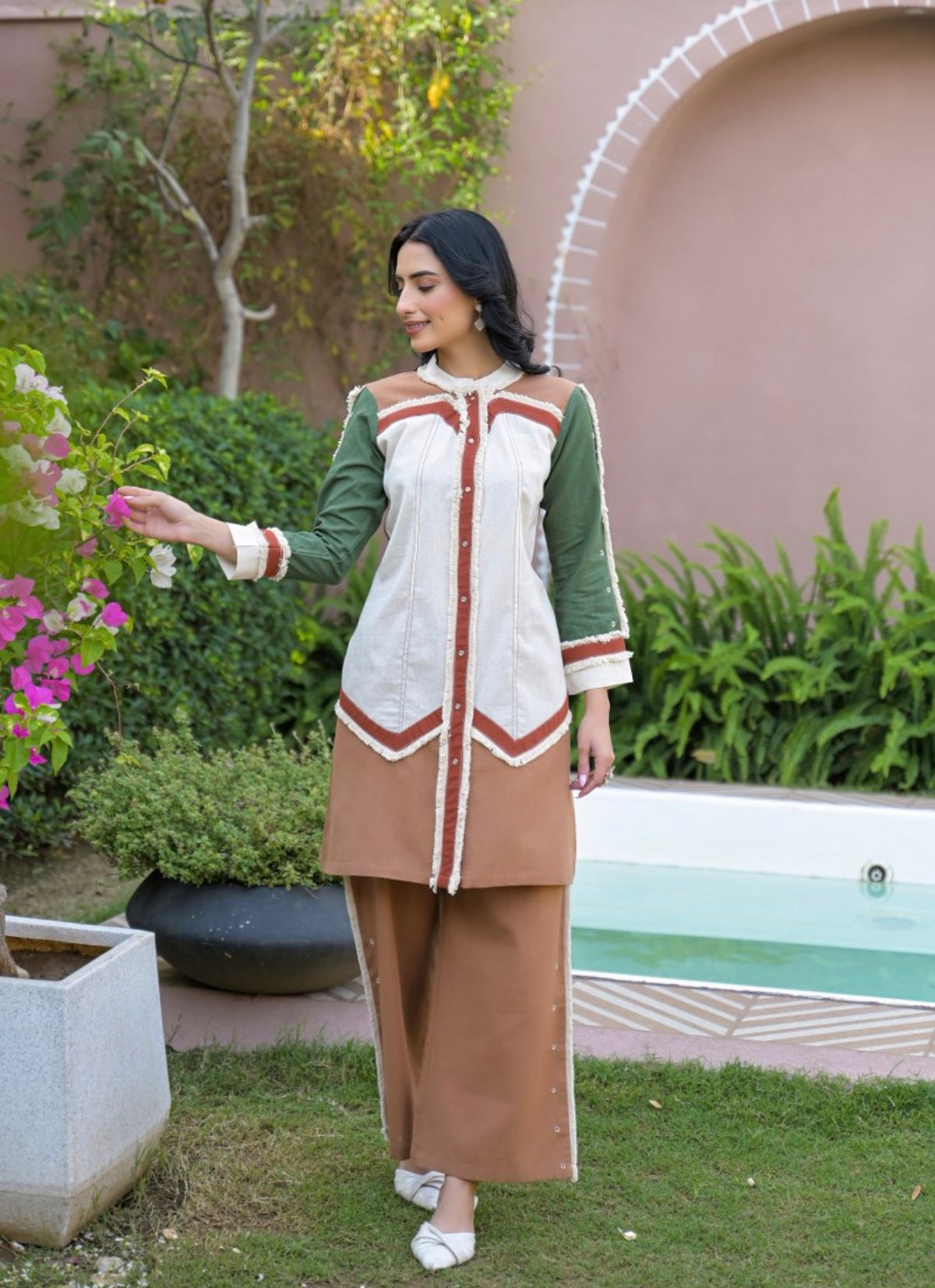 Olive & mocha grace co-ord set
