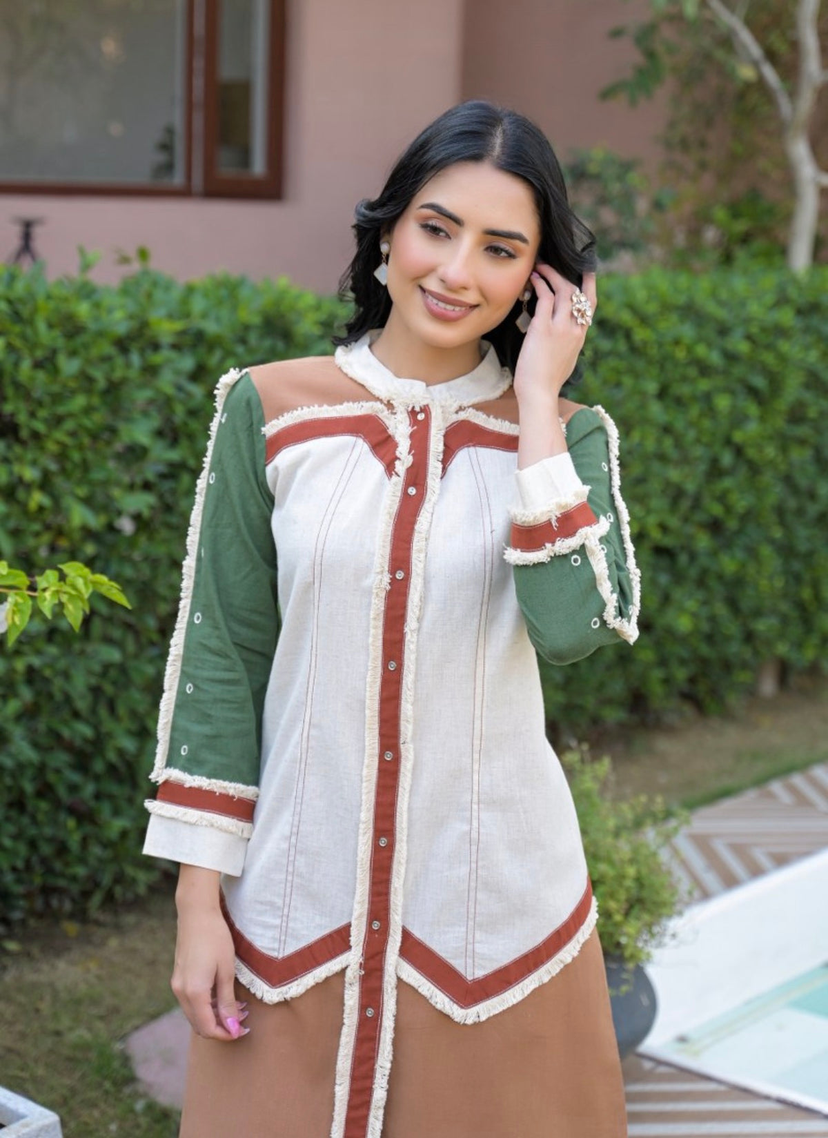 Olive & mocha grace co-ord set