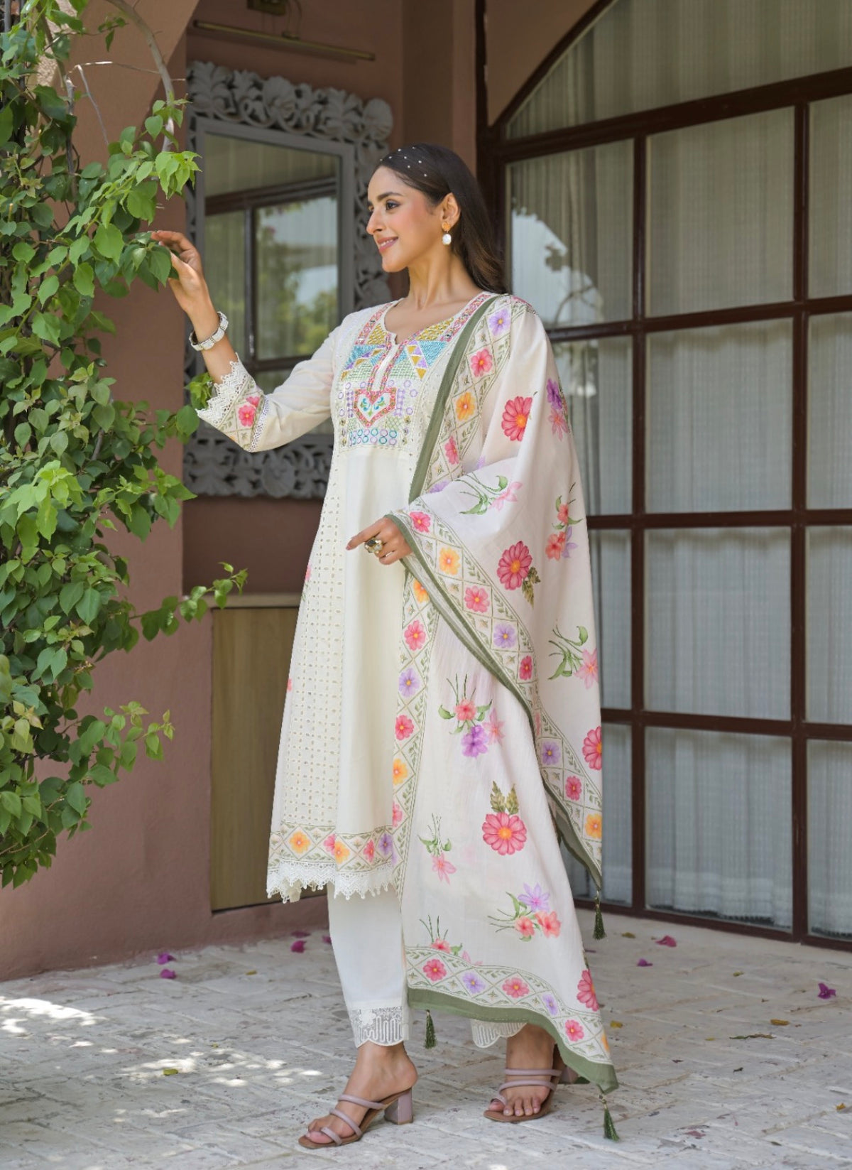 Meher floral noor kurta set