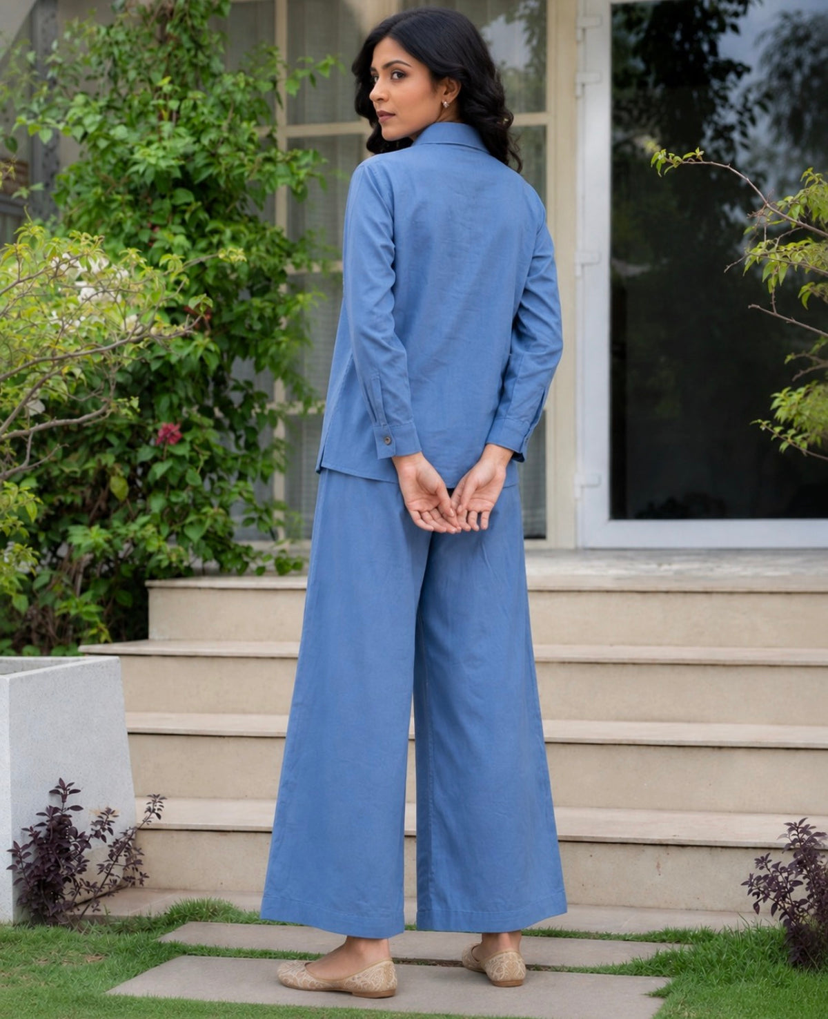 Celestial denim charm co-ord set