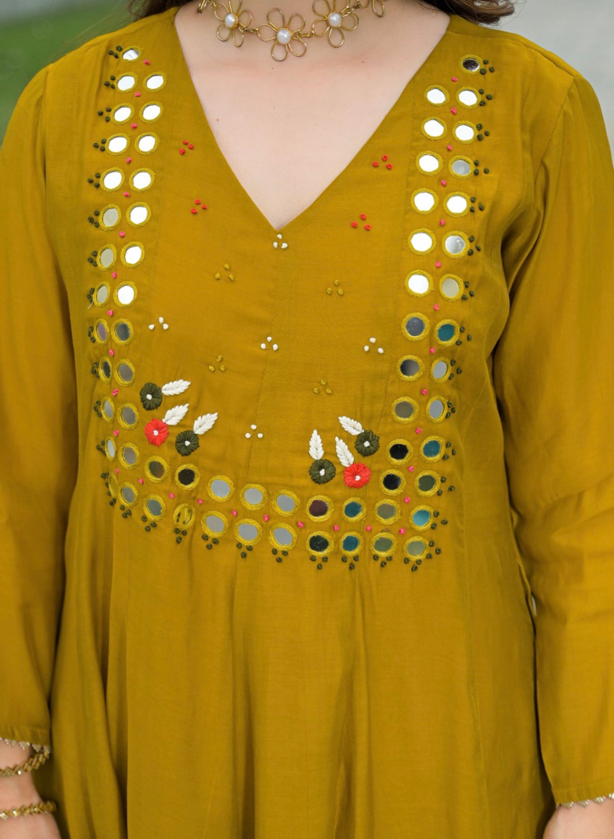 Sunshine charm ethnic suit set