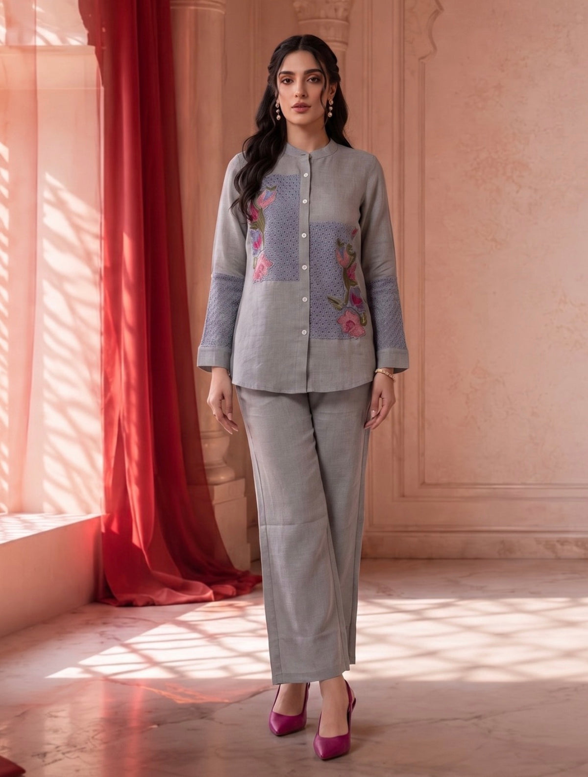 Meadow in slate co-ord set