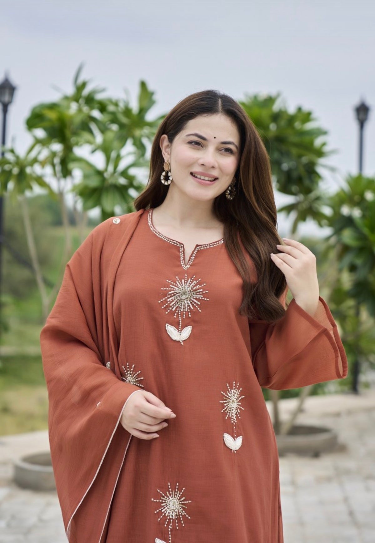 Autumn sunburst bloom suit set