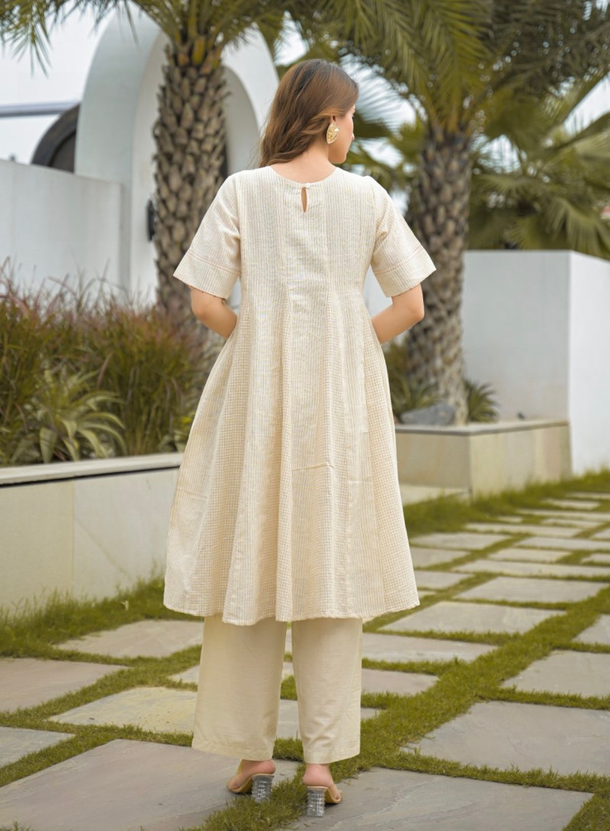 Heartfelt ivory elegance co-ord set