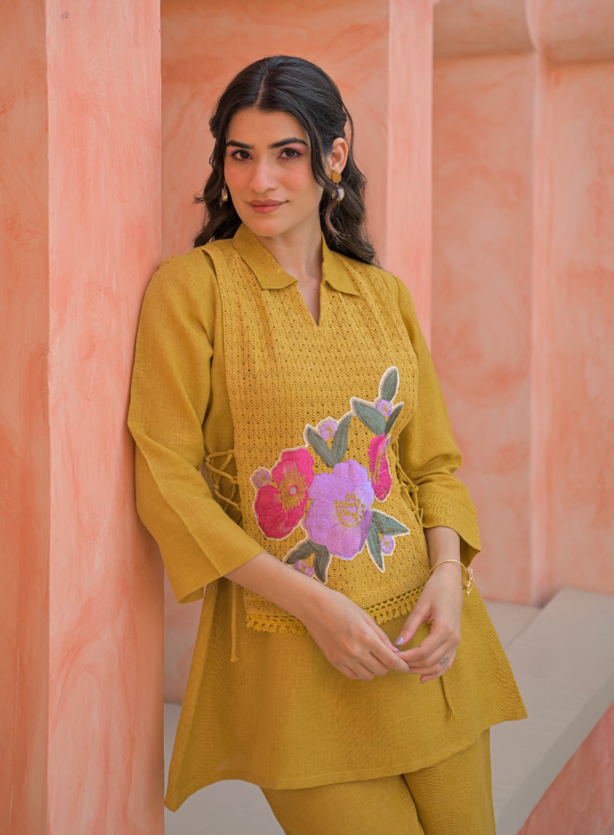 Golden flora ease co-ord set