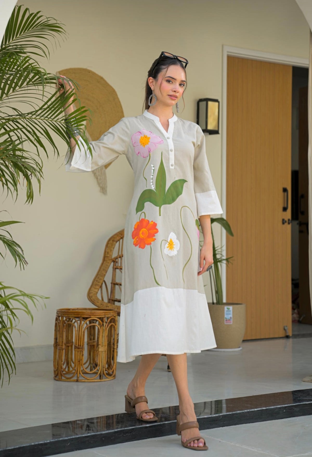 Daybloom floral fusion dress