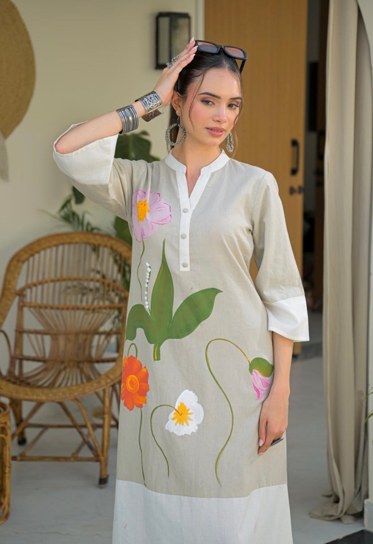 Daybloom floral fusion dress