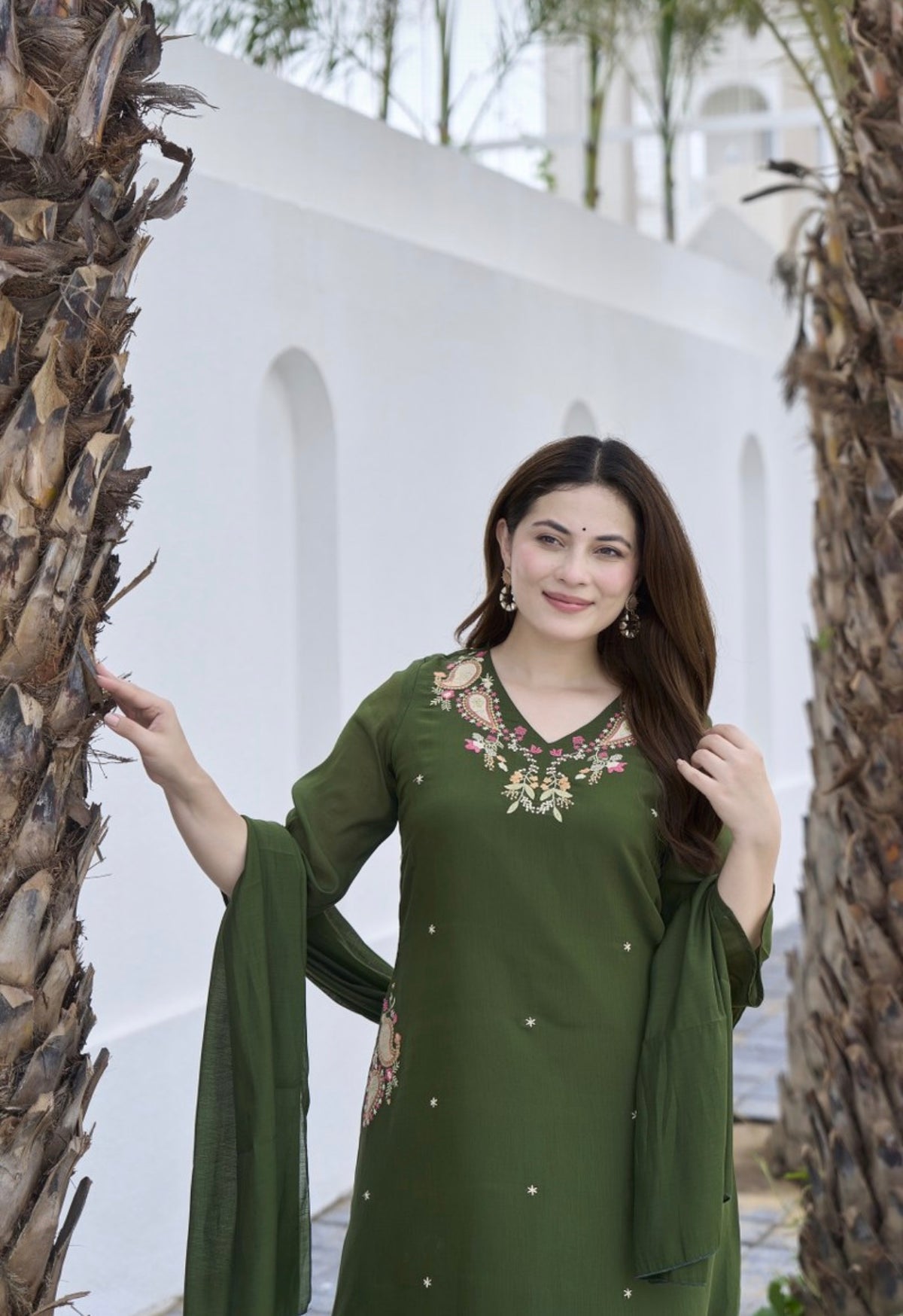 Green muse classy suit set