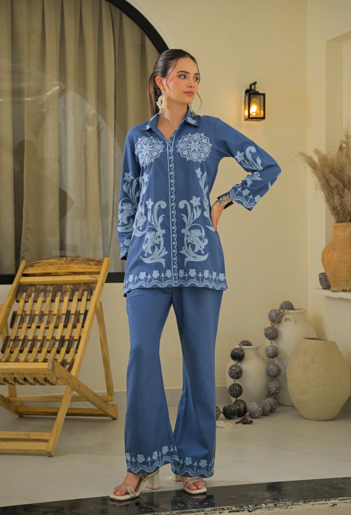 Vintage mist elegance co-ord set