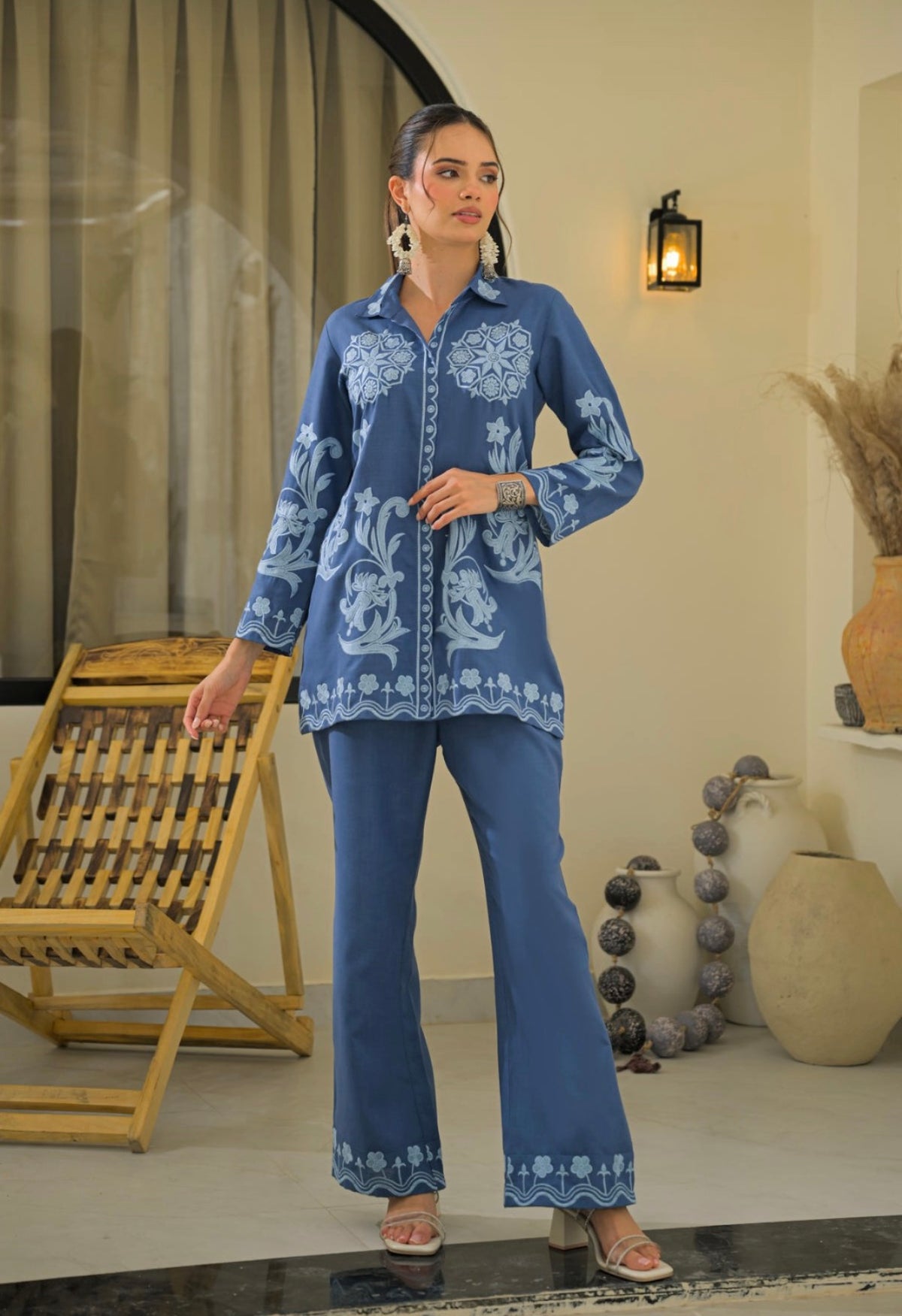 Vintage mist elegance co-ord set
