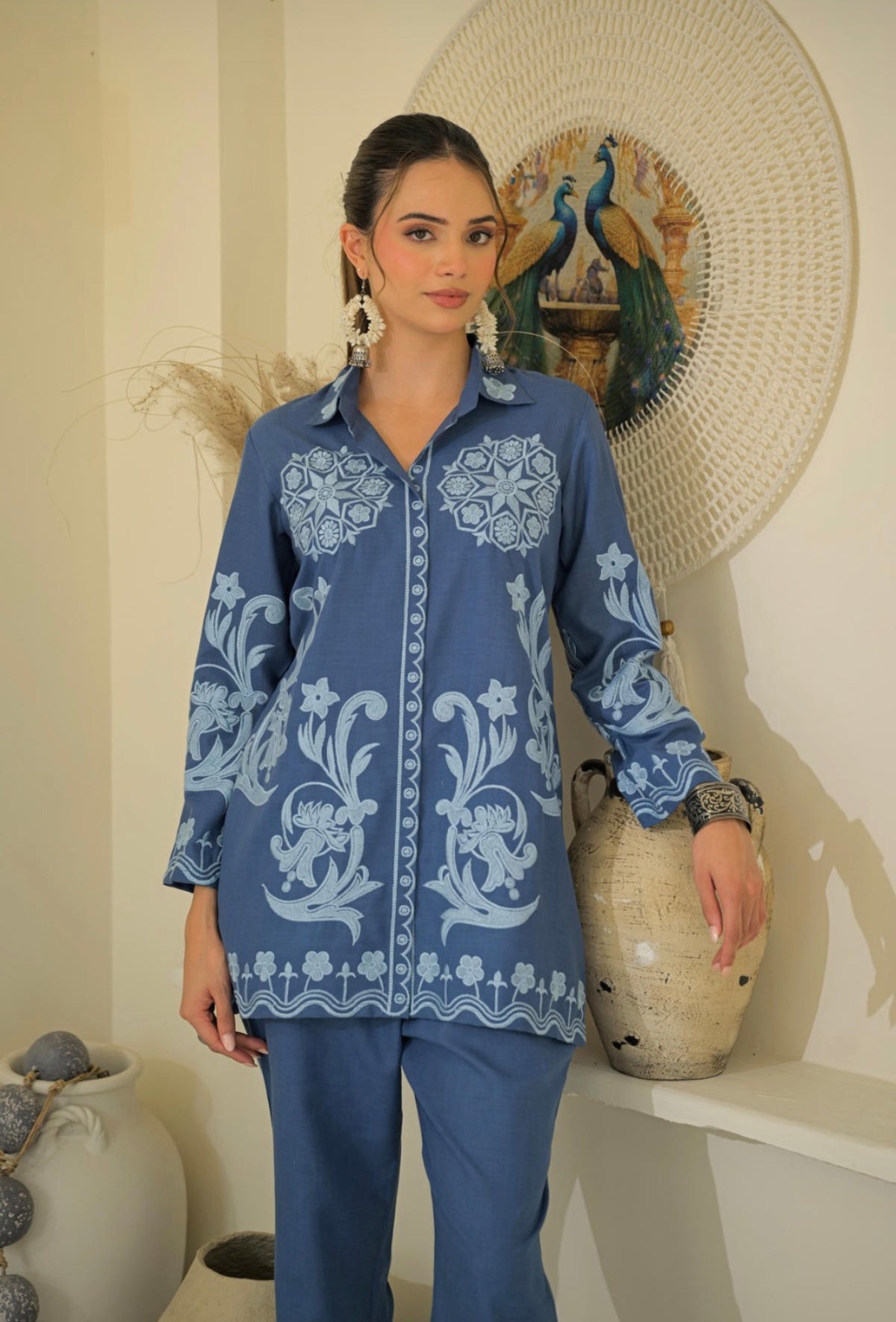 Vintage mist elegance co-ord set
