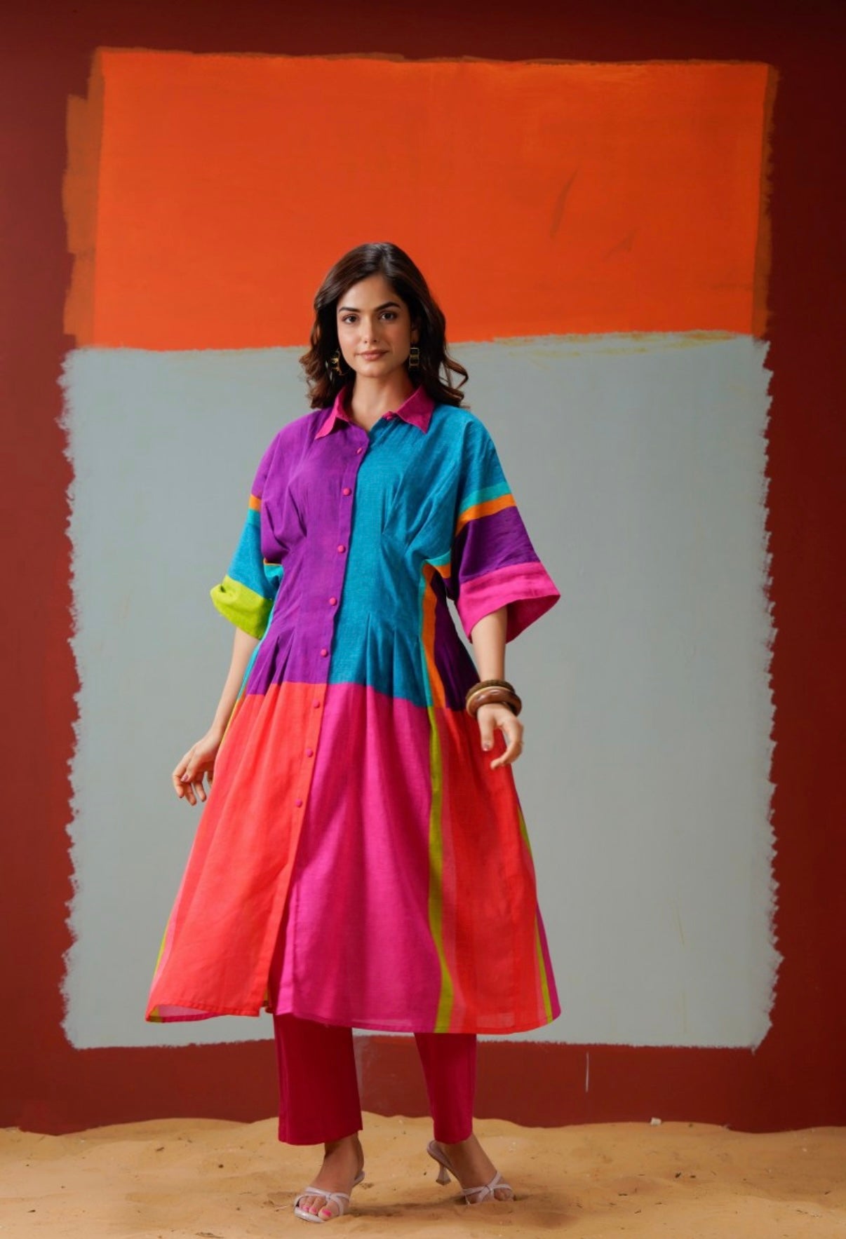 Pop Palette Statement Kurta Set