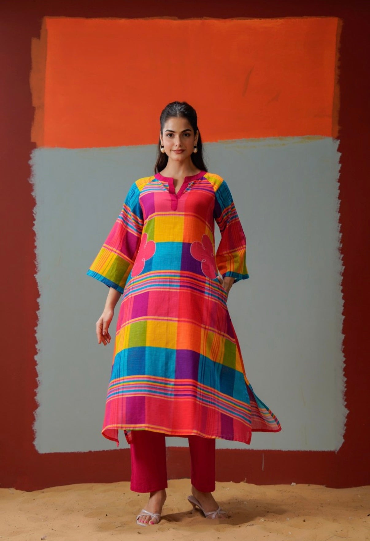 Rainbow Radiance Kurta Set