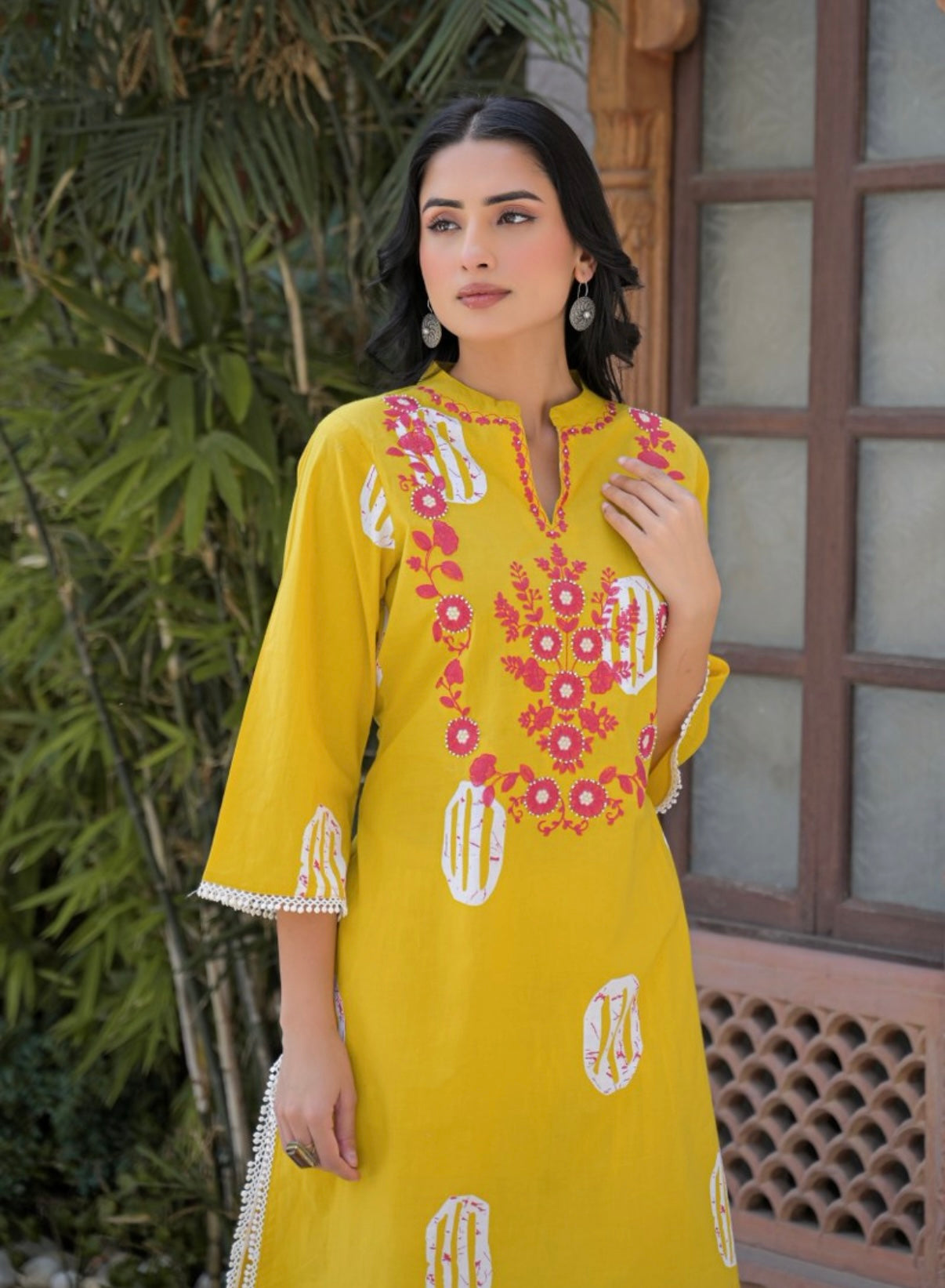 Gulabi Bahaar Ethnic Co-ord Set