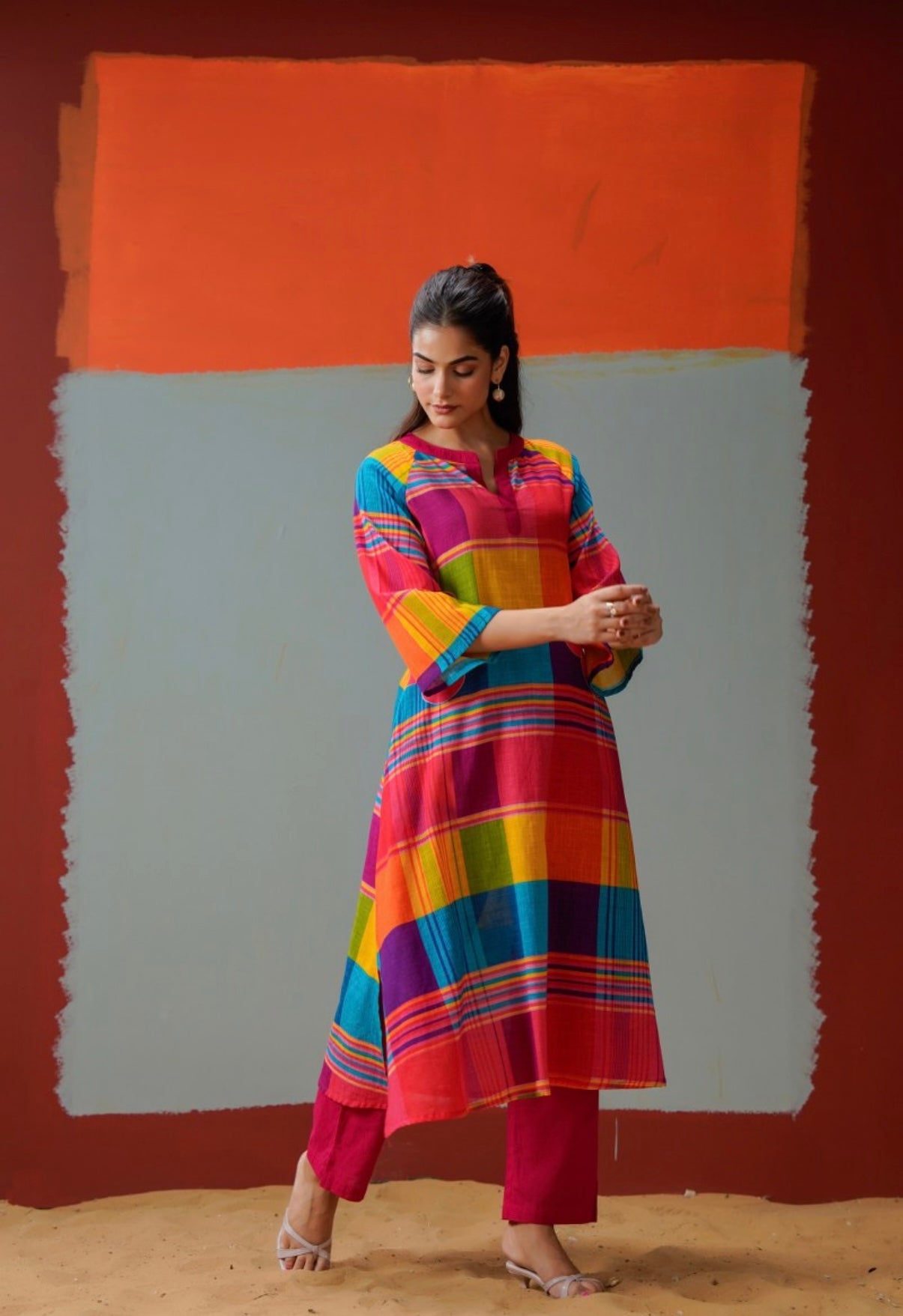 Rainbow Radiance Kurta Set
