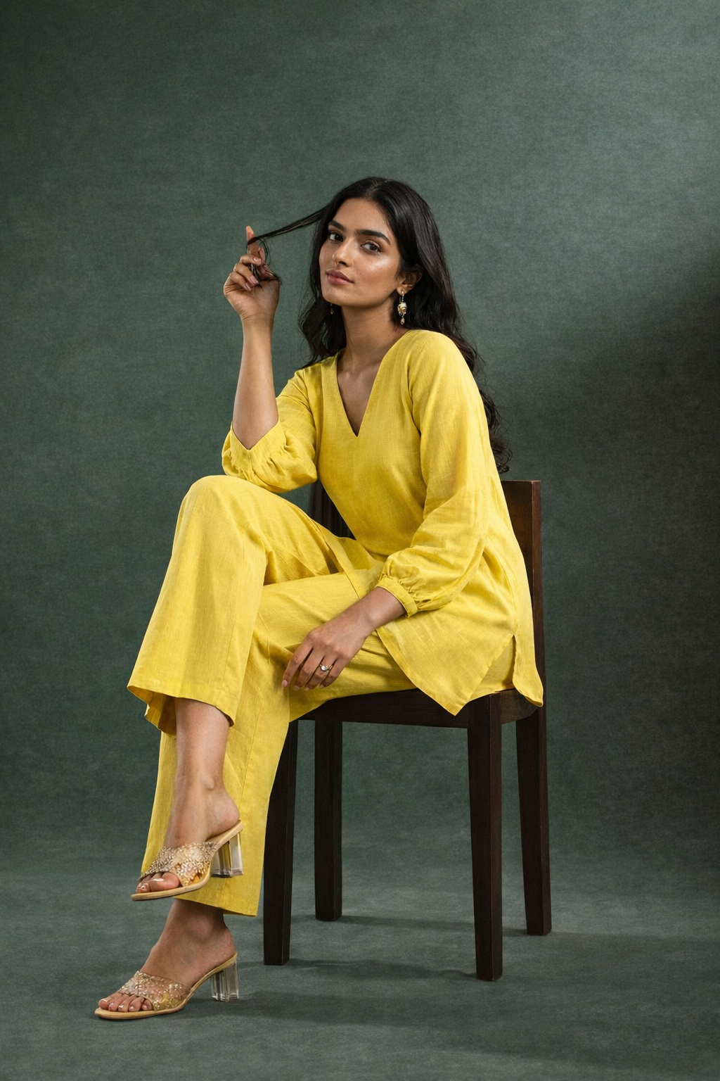 Warm Glow Contemporary Cotton Co-ord Set