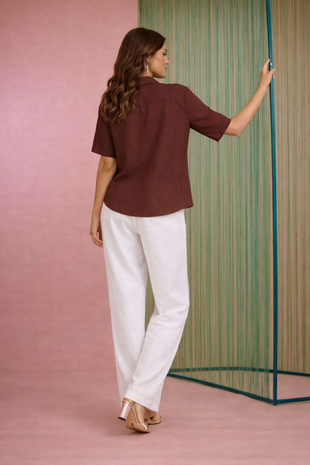 Bronze Glow Relaxed Shirt