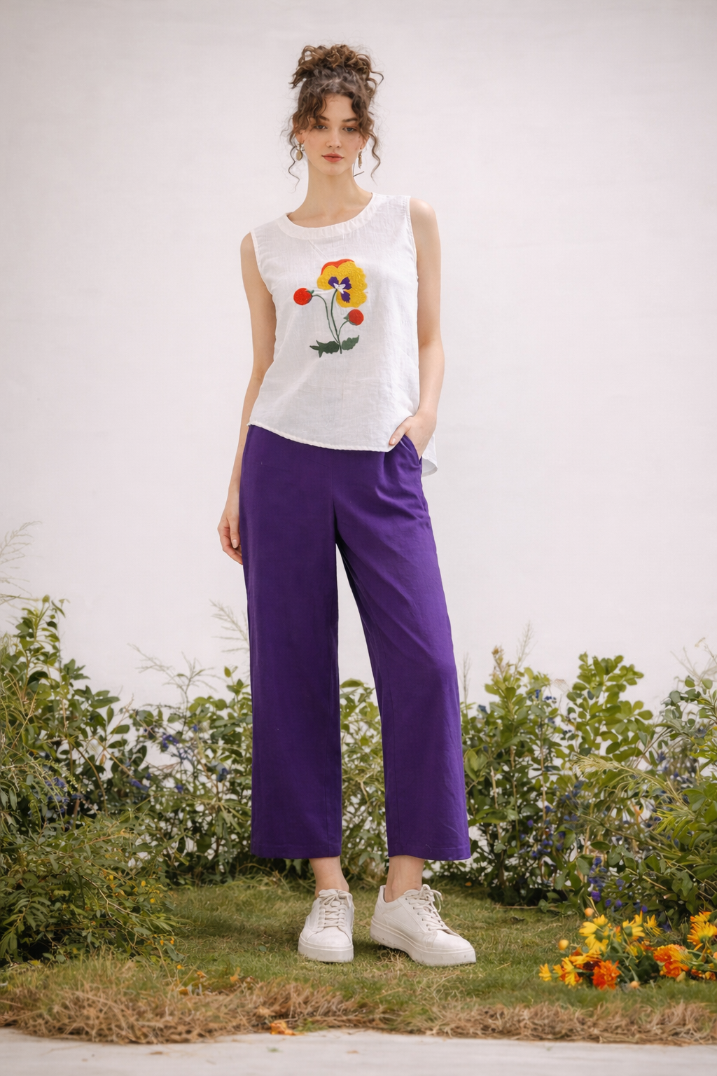 Casual Chic Pansy Ensemble Co-Ord Set