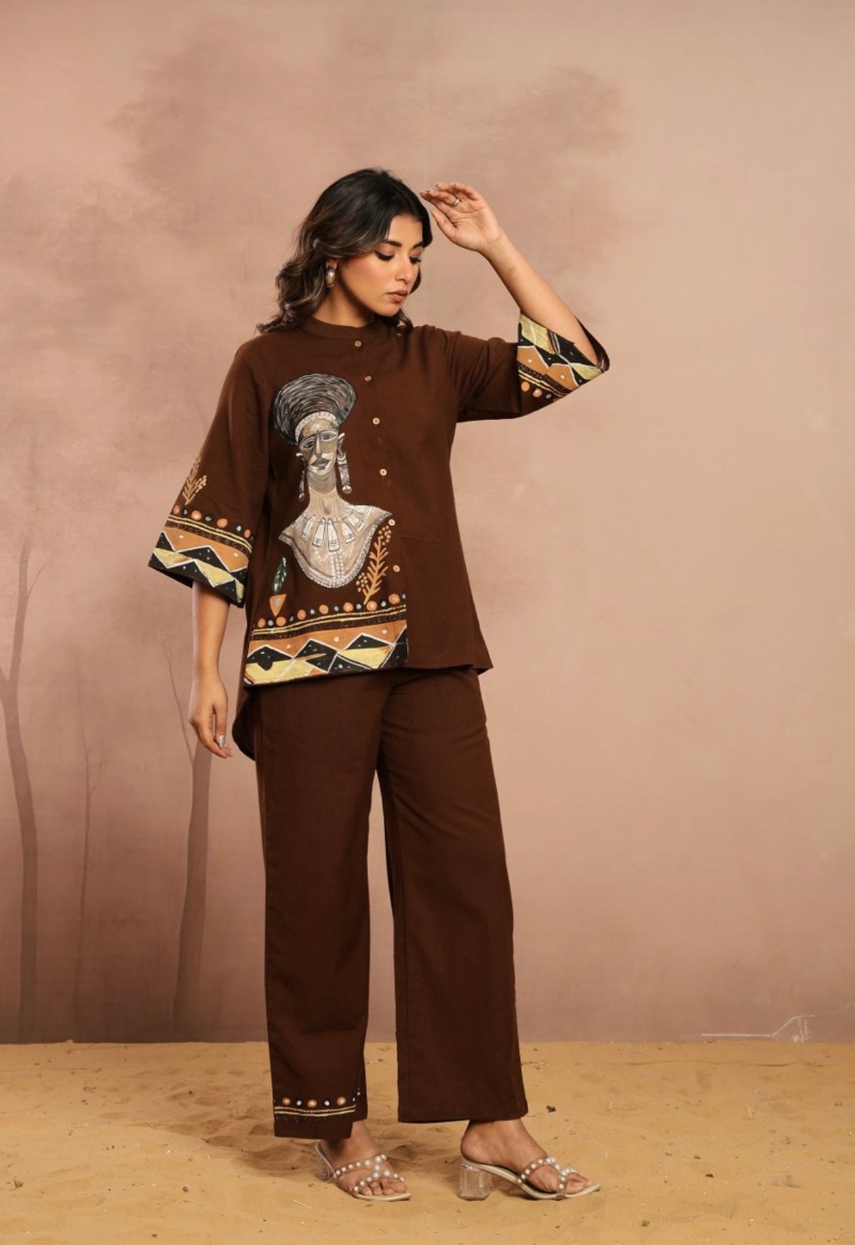 Rustic Poise Cotton Co-Ord Set