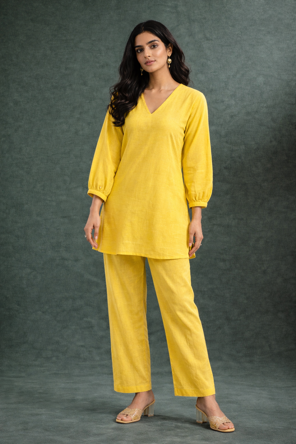 Warm Glow Contemporary Cotton Co-Ord Set