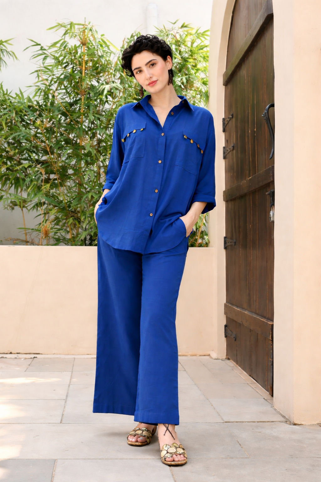 Cobalt Ease Co-Ord Set