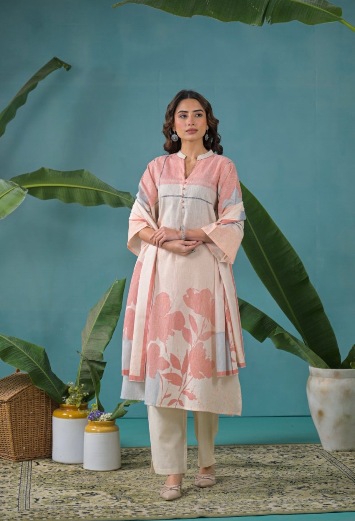 Pastel Flora Grace Kurta Set