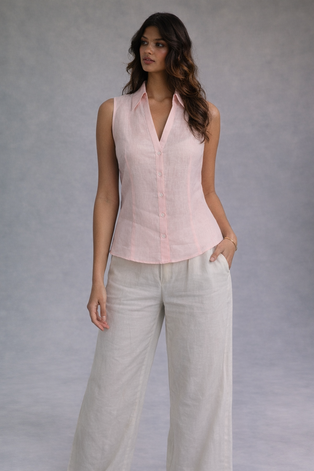 Blush Aura Relaxed Fit Shirt