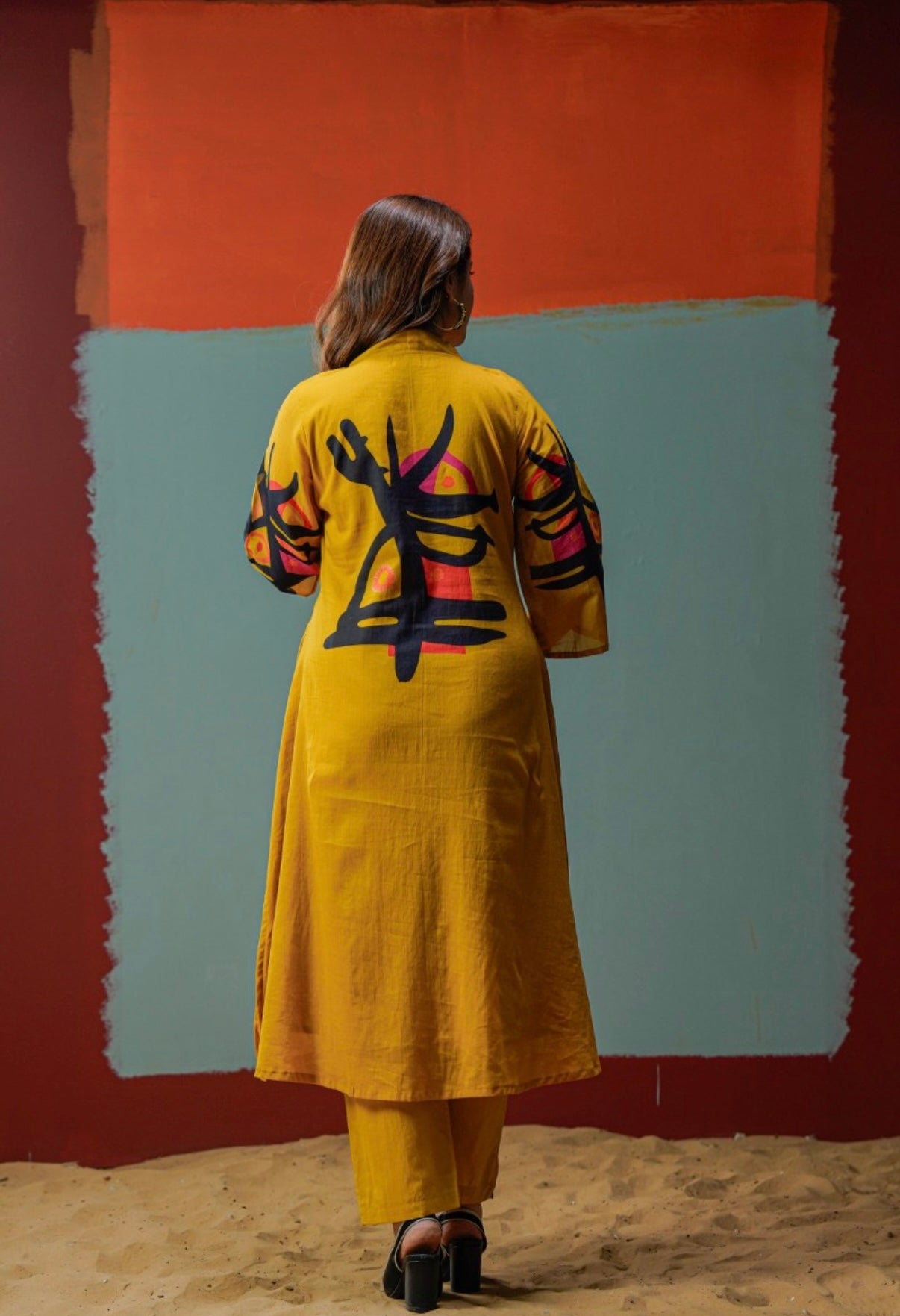 Sunburst Artistry Ensemble Kurta Set