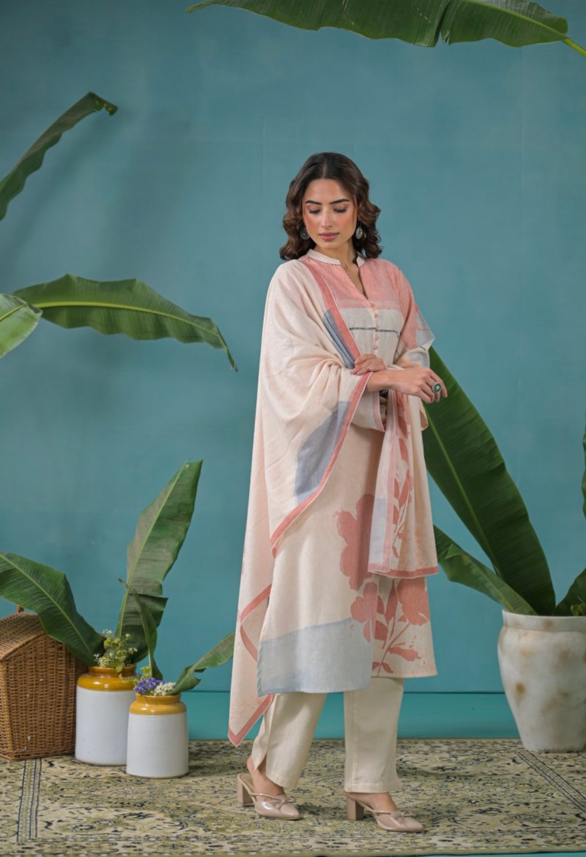 Pastel Flora Grace Kurta Set