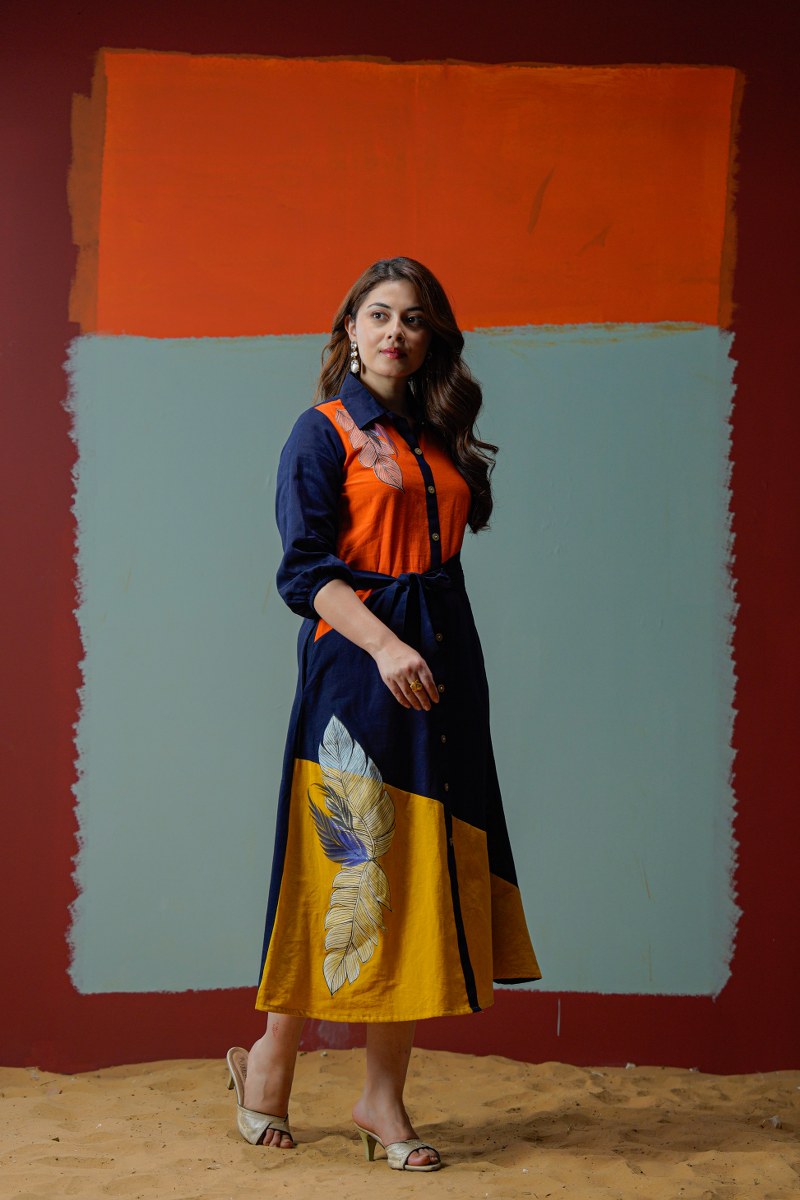 Saffron Sky Art Dress