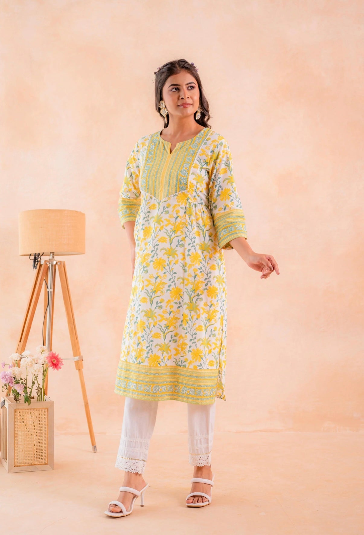 Radiant Bloom Classic Kurta Set