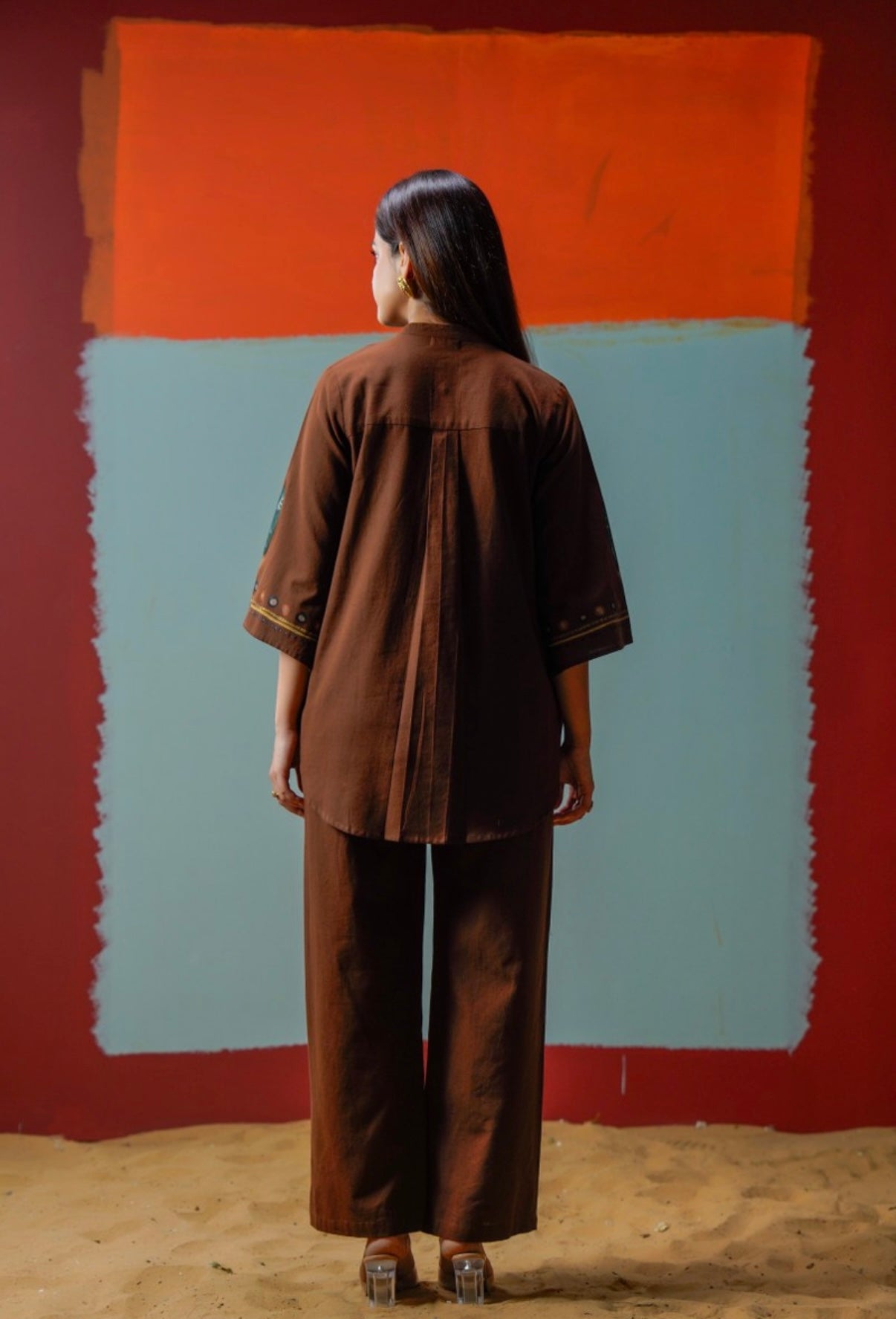 Tribal Tale Brown Co-Ord Set