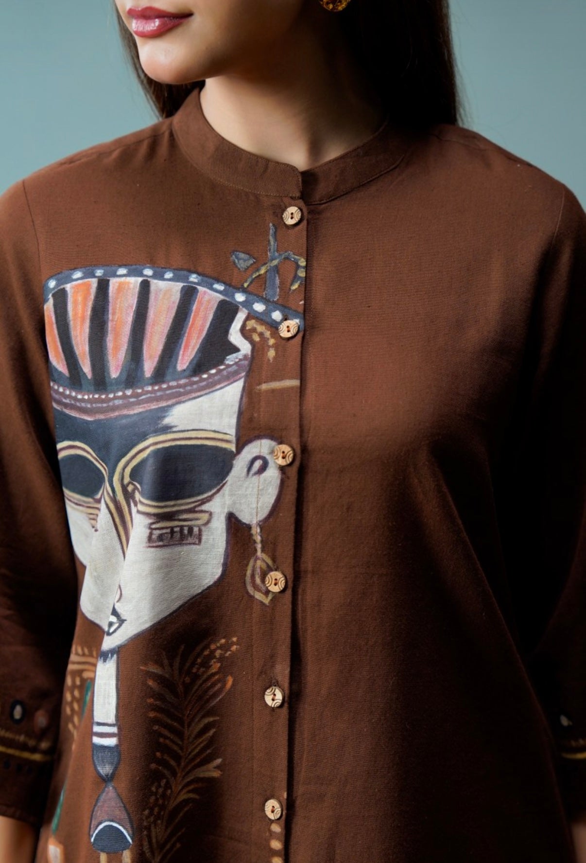 Tribal Tale Brown Co-Ord Set