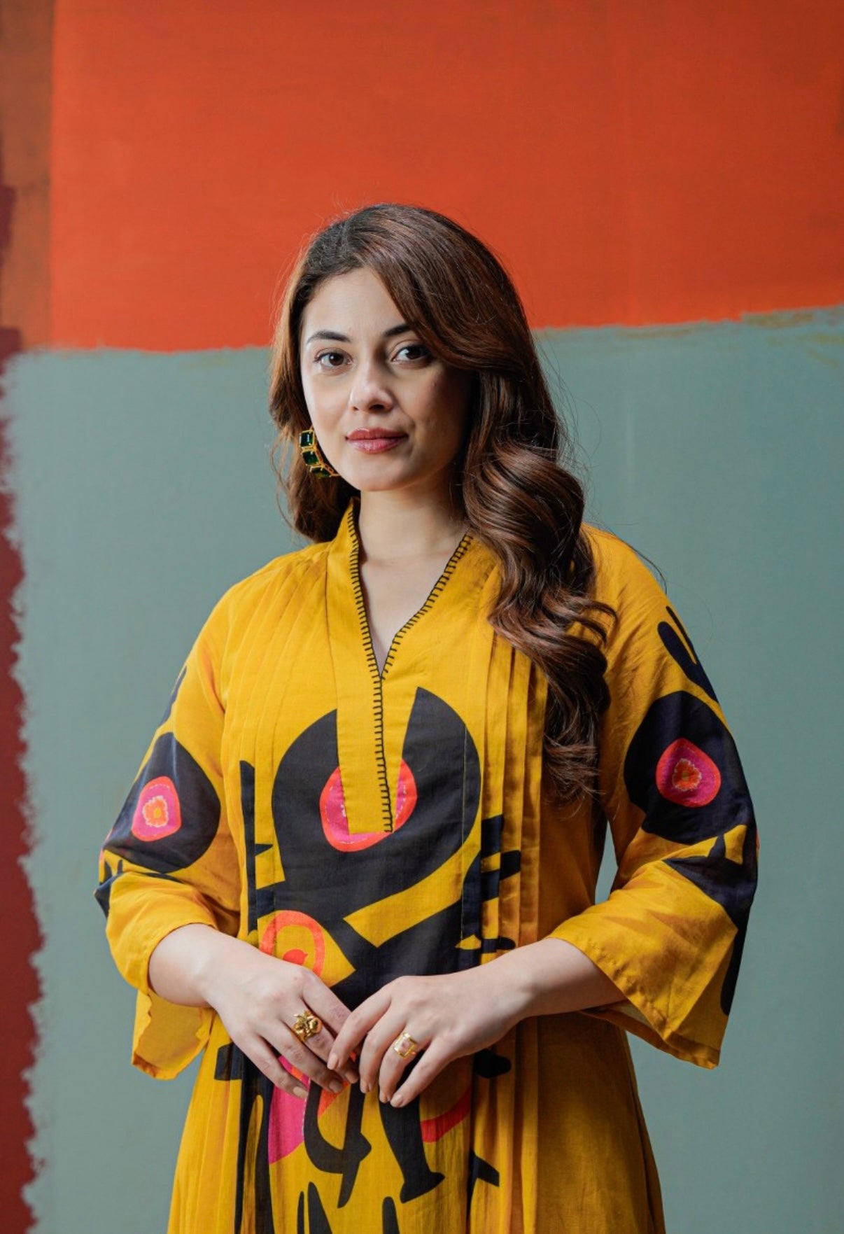 Sunburst Artistry Ensemble Kurta Set