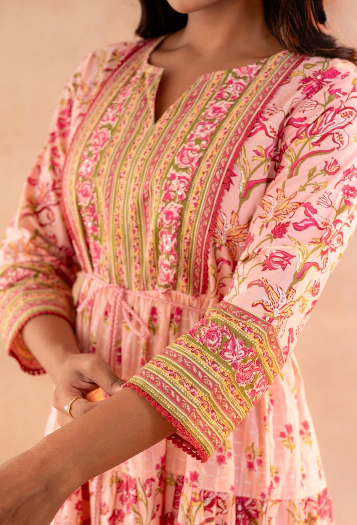 Floral Symphony Maxi Dress