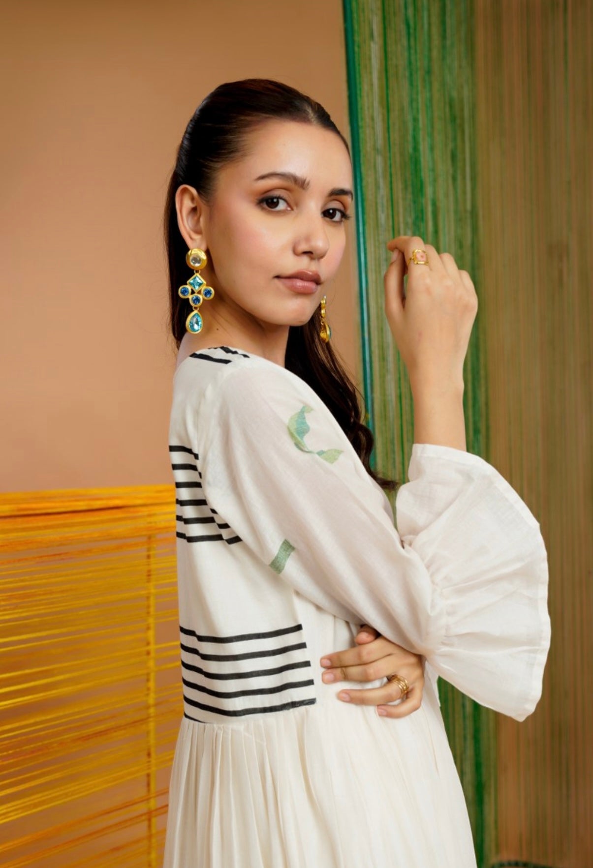 Ivory Glyph Grace Kurta Set