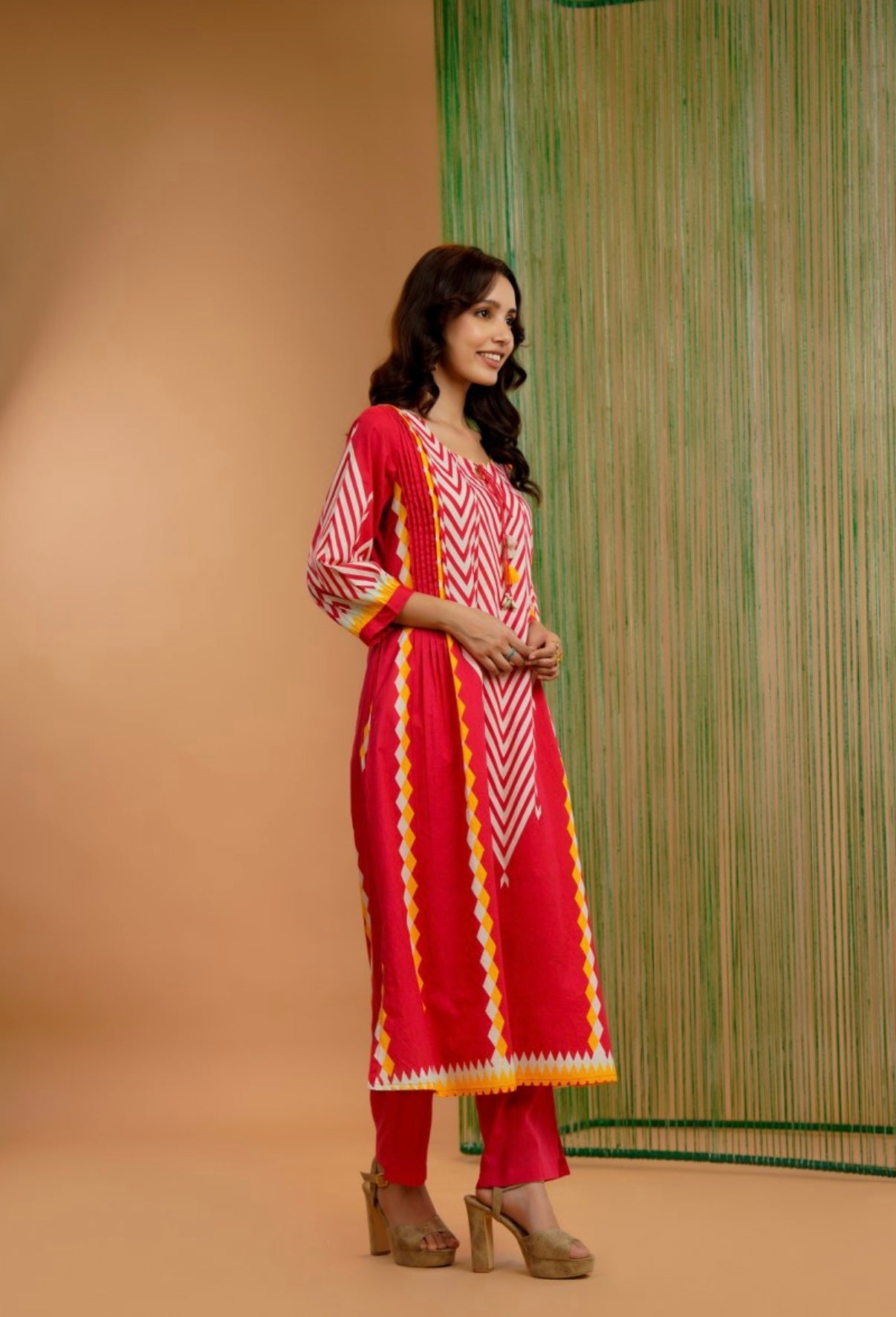 Ruby Rhythm Flared Kurta Set