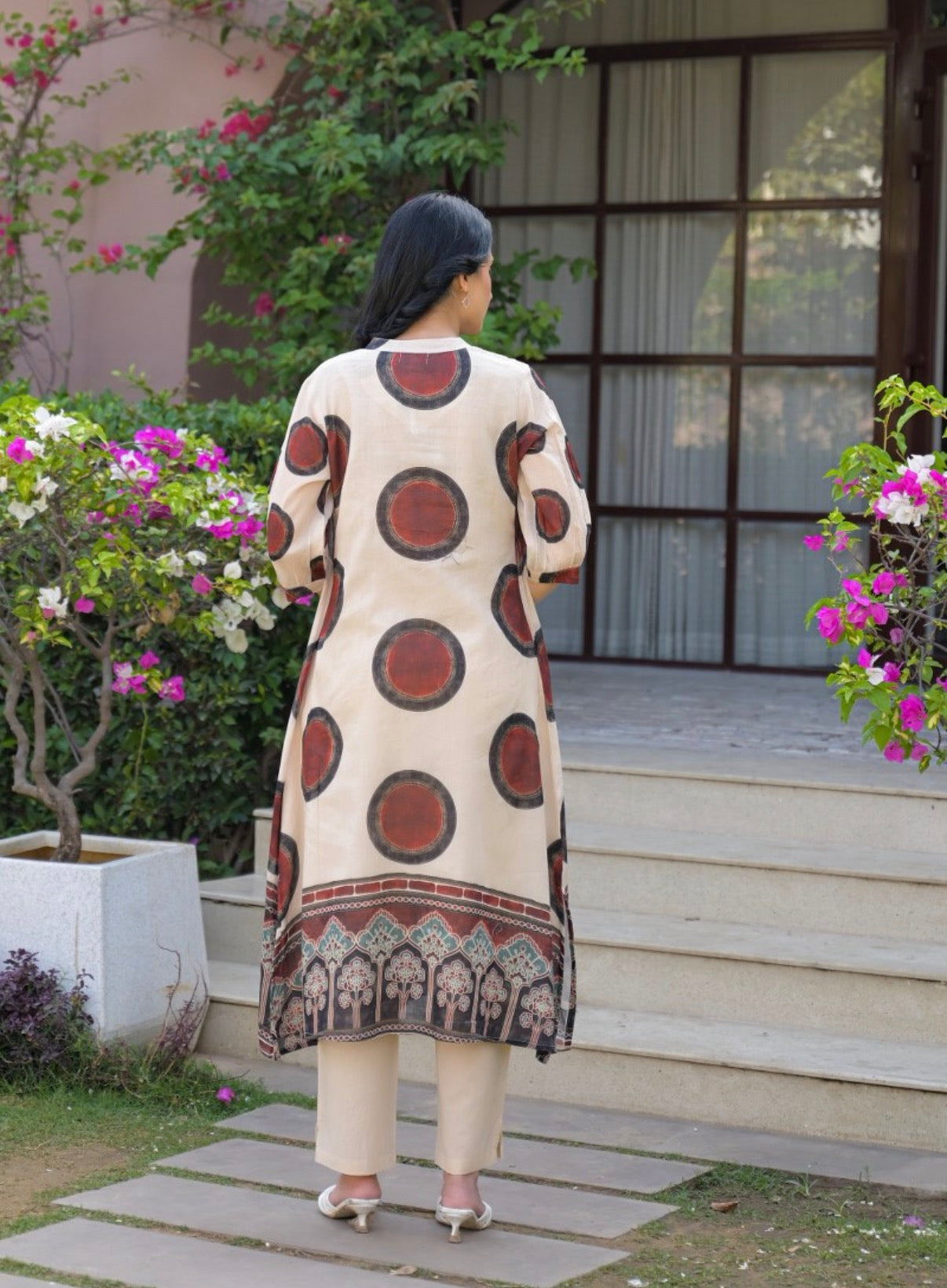 Rustic Elegance Motif Kurta Set