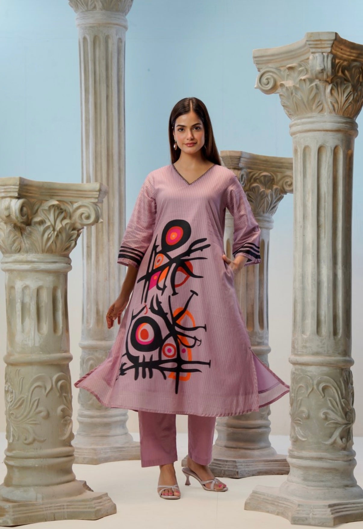 Artline Blush Statement Kurta Set