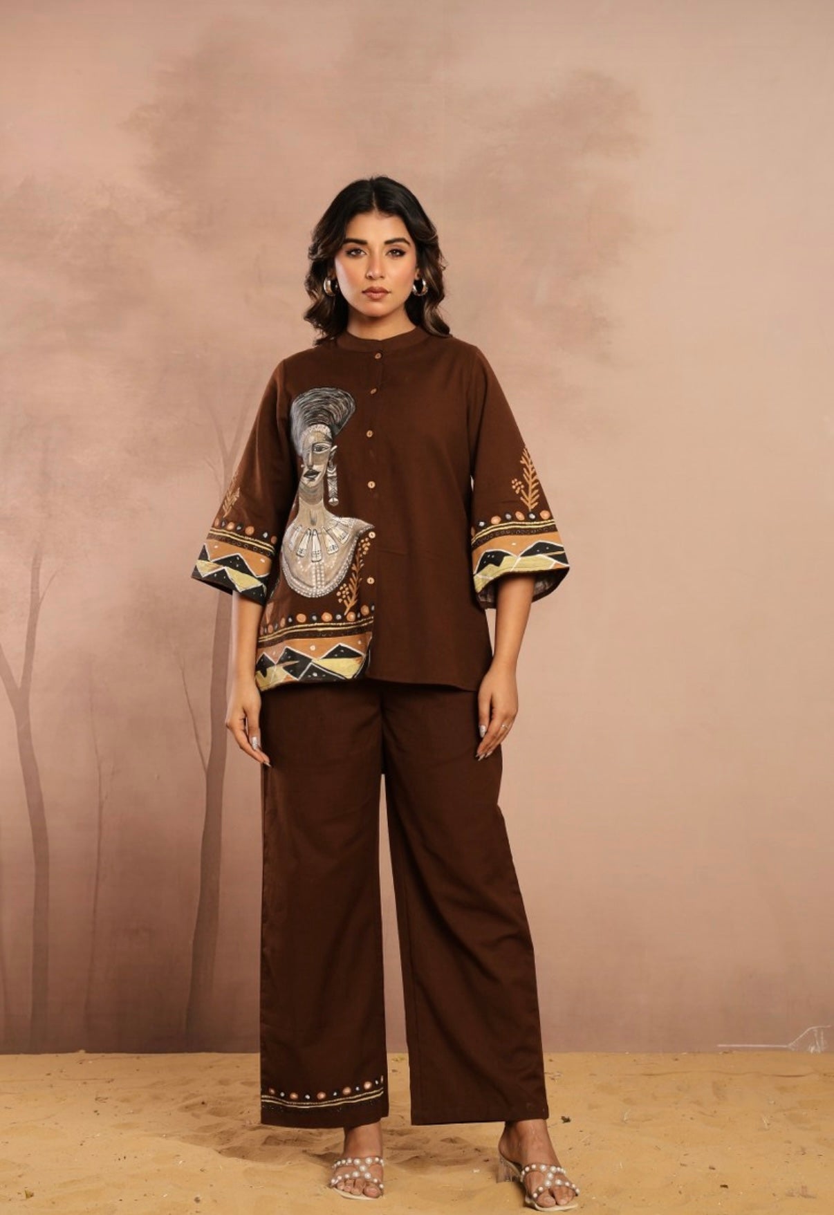 Rustic Poise Cotton Co-Ord Set