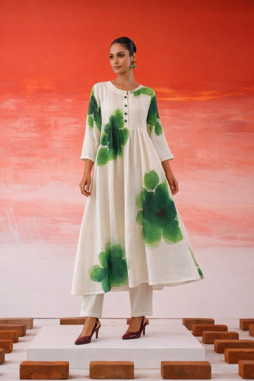 Springleaf Elegance Kurta Set
