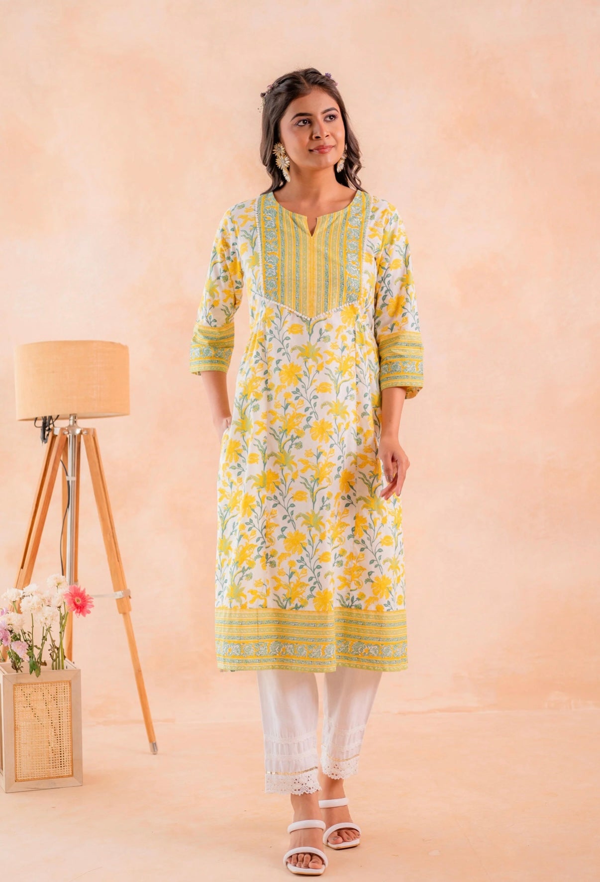 Radiant Bloom Classic Kurta Set
