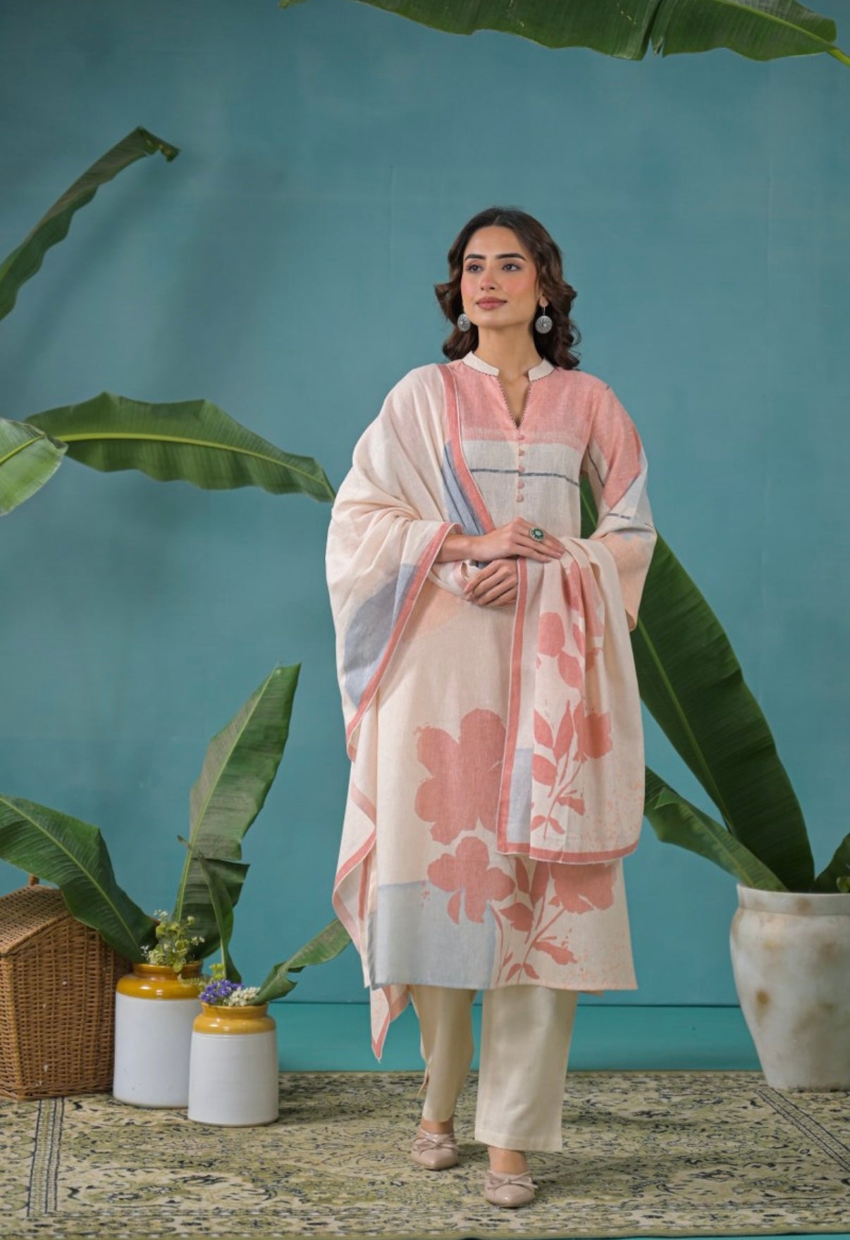 Pastel Flora Grace Kurta Set